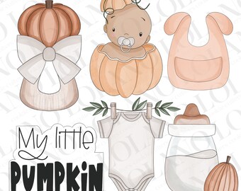 My little pumpkin 3 cookie cutters