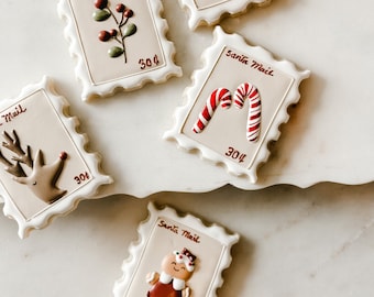 Christmas stamp cookie cutter