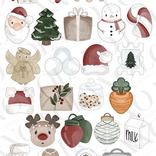 Mini-emporte-pièces de Noël à mélanger et à assortir