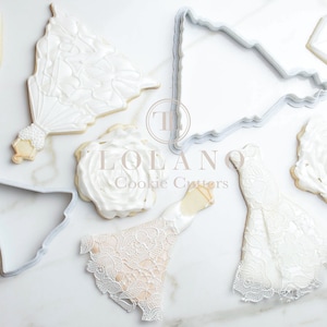 Wedding dress cookie cutter set WEDDING DRESS SET