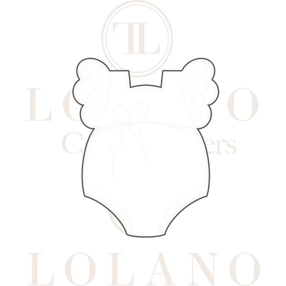 Baby Girl Onesie Cookie Cutter Etsy
