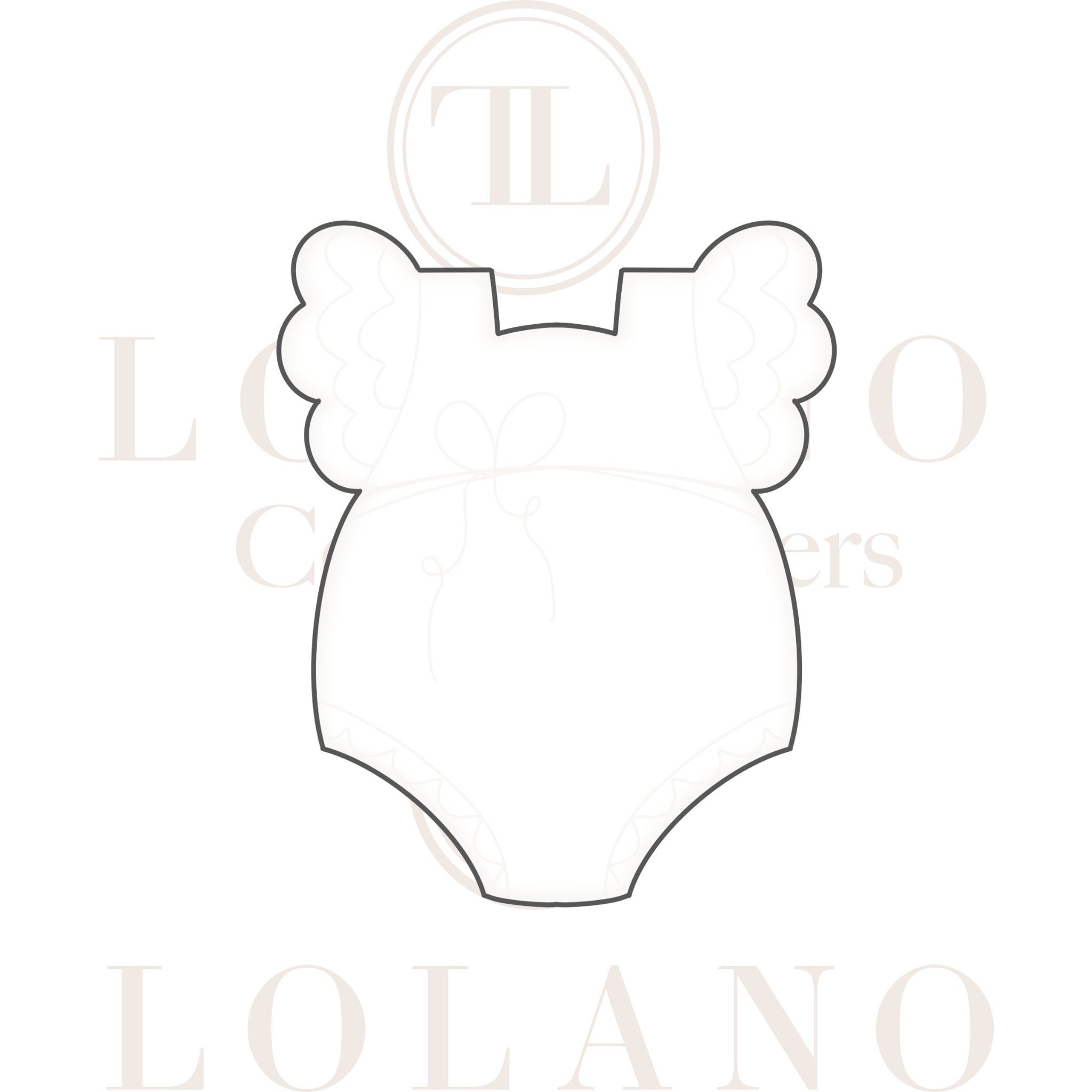 Baby Girl Onesie Cookie Cutter Etsy