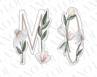 Mother’s Day cookie cutter set of 2