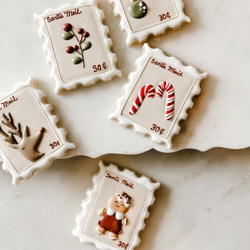 Christmas Stamp Cookie Cutter Etsy