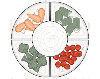 BYO Veggie platter cookie cutter set of 6