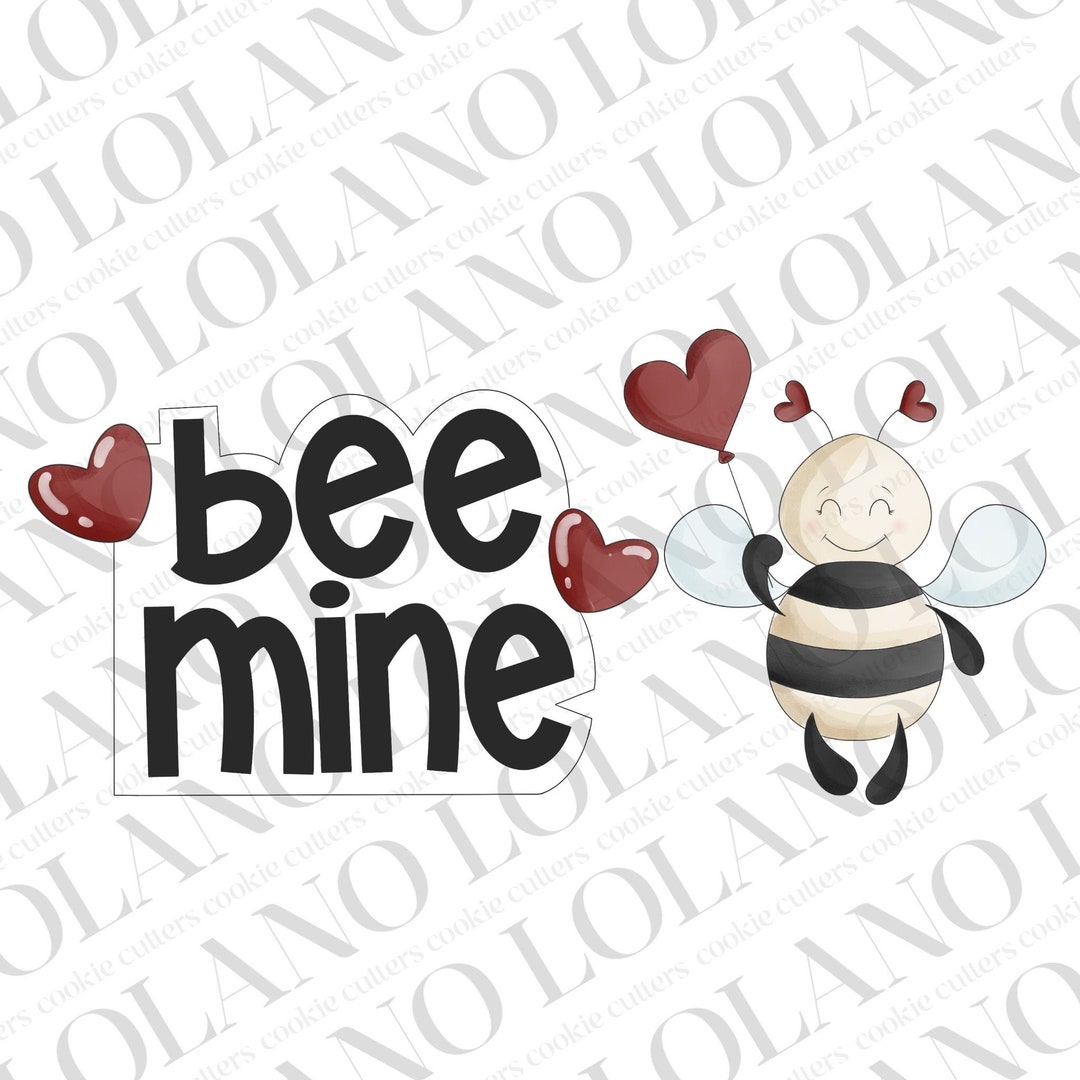 Bee Mine Valentine's Day Cookie Cutters - Etsy