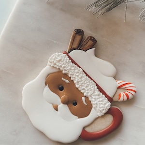 Santa Coffee Mug Cookie Cutter