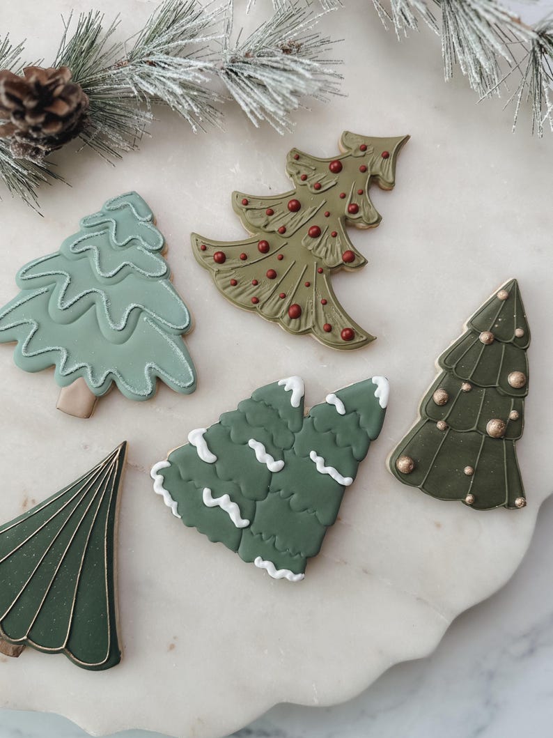 Christmas Tree Cookie Cutters V2 Etsy UK