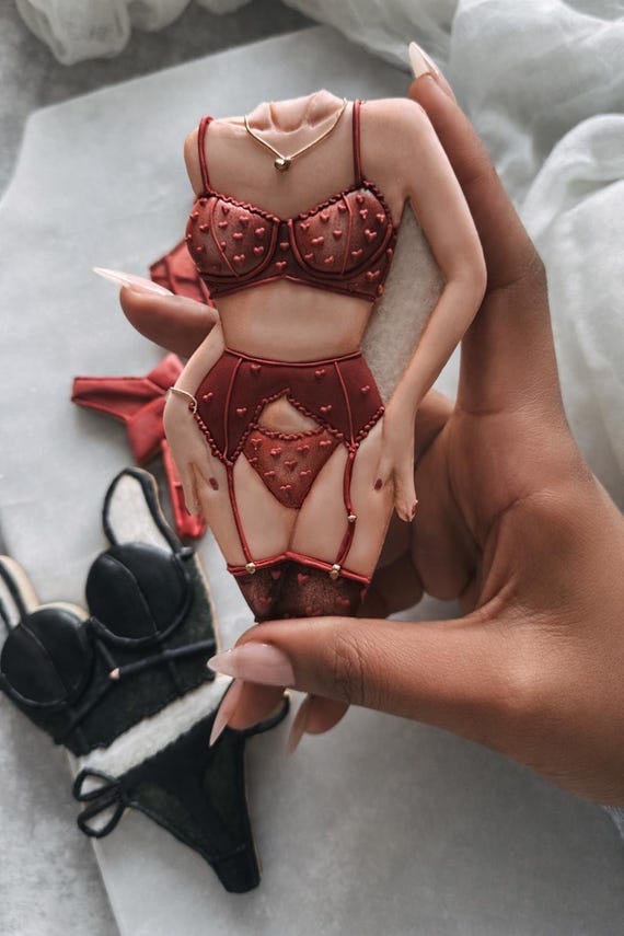 Sexy Valentine's Day Lingerie Cookie Cutters Sexy Valentine's Day Lingerie Cookie Cutters
