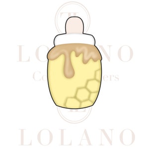 Juego de cortadores de galletas con forma de abeja bebé imagen 2