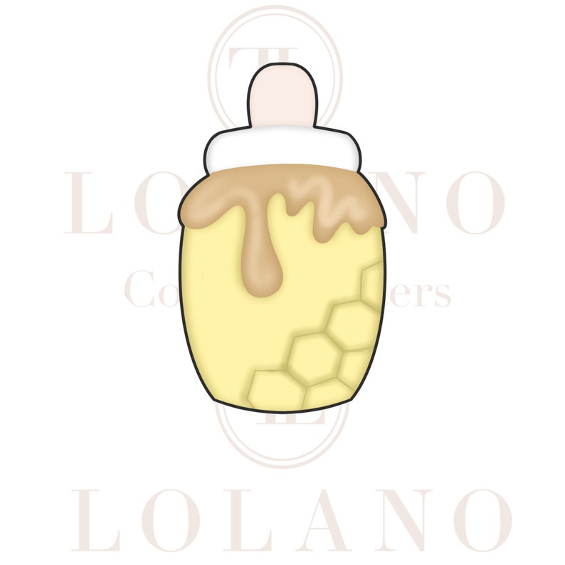 Juego de cortadores de galletas con forma de abeja bebé imagen 2