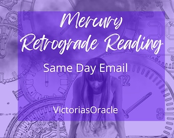 Mercury Retrograde Reading,Psychic Tarot Reading,Tarot Reading,Spirit Guide Reading,Mercury Retrograde Tarot Reading