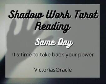 Shadow Work Tarot Reading, Shadow Work Reading,Shadow Self, Shadow Work Oracle Reading,Same Day Shadow Work Reading,