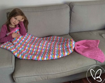 Mermaid Tail,Mermaid Tail Blanket, Crochet Mermaid Tail, Crochet Blanket, Mermaid Tail, Newborn to Adult size, Winter Blanket,Made To Order