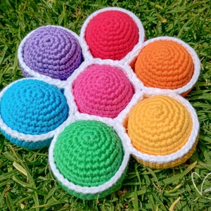 Rainbow Colour Sorting Balls, Montessori, Cotton Colour Sorting, Colour Sorting Game, Early Learning, Toddler Learning, Ready Made