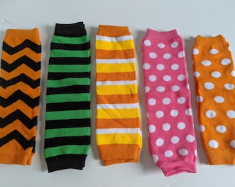 Unisex Kids Leg Warmer, Infant Leg Warmers, Polka dot Toddler Leg Warmer, Baby Boy Leg Warmer, Toddler Leggings, Colorful Stripes Legwarmers