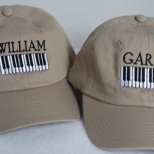 Music Piano Recital Gift,Piano Keys Cool Kids Cap Hat,Musical Cap Hat,Custom Boy Girl Birthday Gift,Personalized Youth Baseball Cap Hat image 5