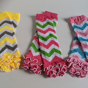 Kids Leg Warmer, Infant Toddler Leg Warmers, Chevron Unisex Leg Warmers, Baby Girl Leggings, Colorful Legwarmers,