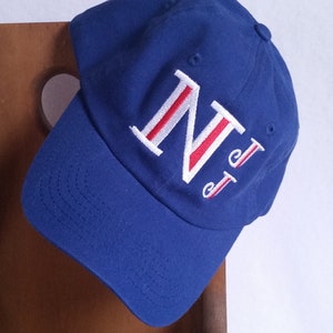 Personalized Stacked Monogram Hat Cap, Monogrammed Tween Teen Toddler Birthday Gift, Custom Embroidered Toddler Kids Youth Baseball Cap Hat