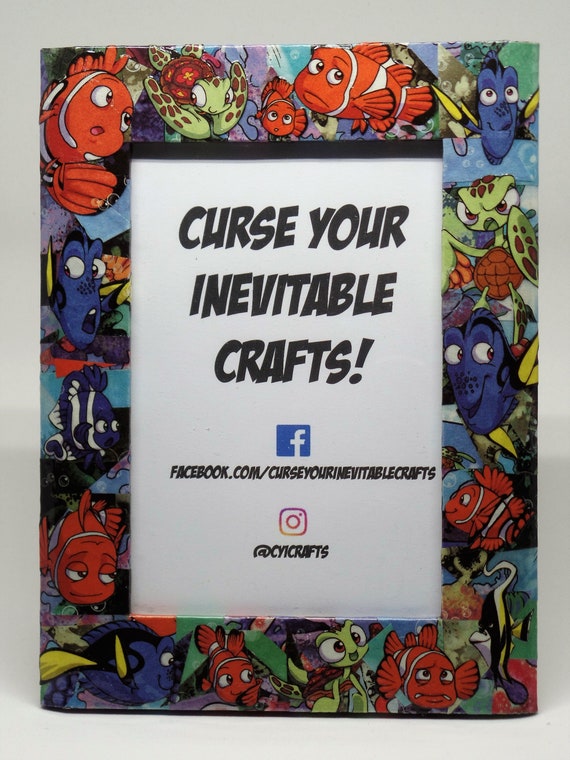 Finding Nemo Comic Book Decoupage 4x6 Picture Frame