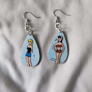 Archie Comics Betty and Veronica Earrings