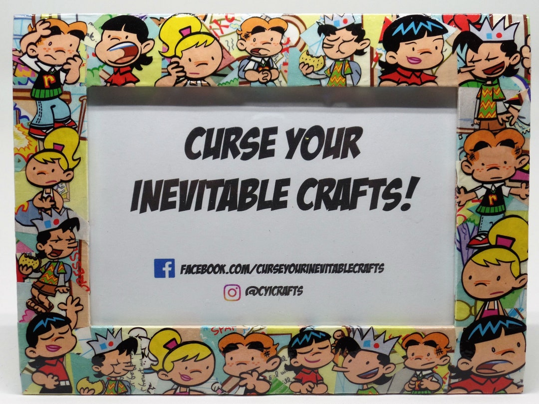 Archie and His Friends Comic Book Decoupage 4x6 Picture Frame - Etsy