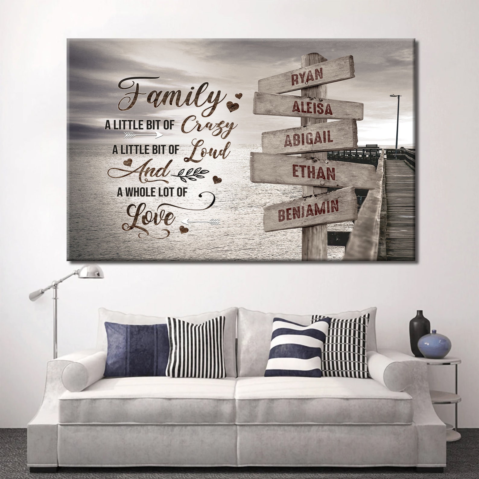 Family Name Wall Art at Arlene Russo blog