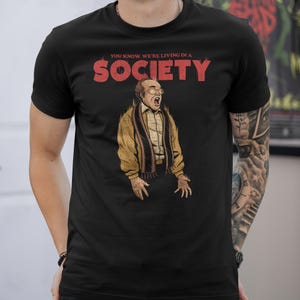 Society uniseks T-shirt met korte mouwen