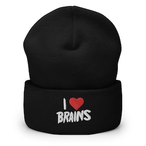 I Love Brains Cuffed Beanie | Return Of The Living Dead Beanie