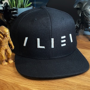 Alien White Snapback Hat