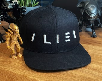 Alien White Snapback Hat