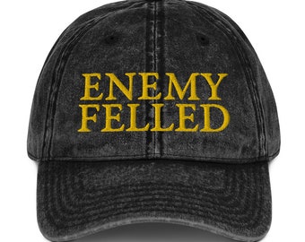 Enemy Felled Vintage Cotton Twill Cap | Elden Ring Hat