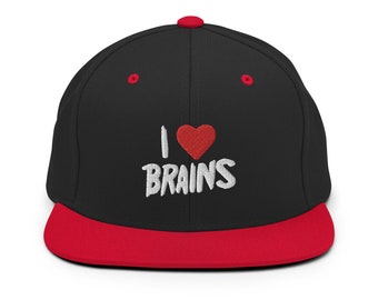 I Love Brains Snapback Hat | Return Of The Living Dead Snapback Hat