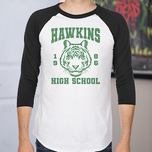 Hawkins High 86 3/4 sleeve raglan shirt