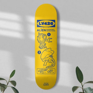 Alien Disassembly Skateboard Deck