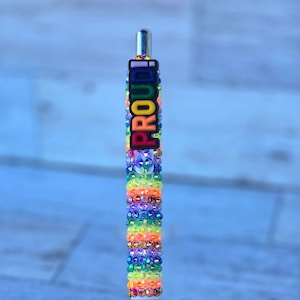 Pride rhinestone pen, Rainbow rhinestone pen, custom gel pen, rhinestone pen, Pride pen, Love is love, LGBTQ pen