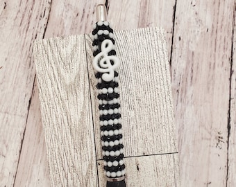 Treble Clef Rhinestone Pen: Music Lover Gift