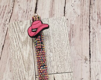 Rhinestone Cowboy Hat Pen: Handmade Gel Pen