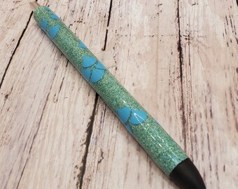 Beach Glitter Gel Pen: Custom Mermaid Scale Pen