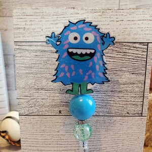 Halloween Badge Reel, ID badge reel, cute monster badge reel, badge reel, badge holder, fun badge reel, monster badge reel