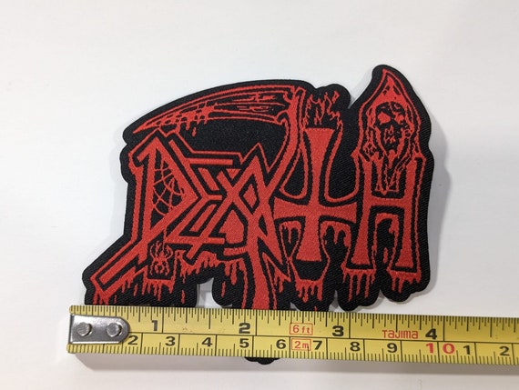 Ricamo Executioner Band Patch Ricamo Teschio Con Scure Per Giubbotti, Jeans &ndash; Logo Band Death Metal, Americana, Da Cucire Patch Diesel