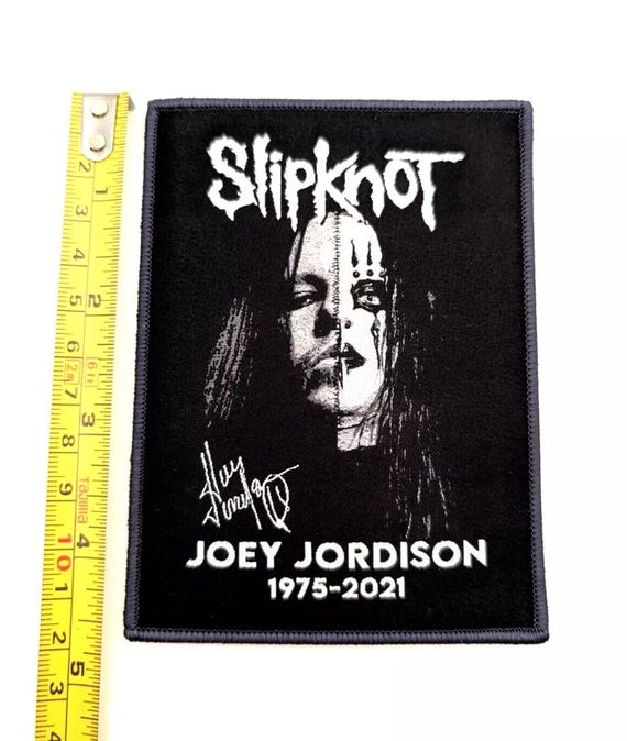 Joey Jordison Memorial Woven Embroidered Patch - Slipknot Tribute