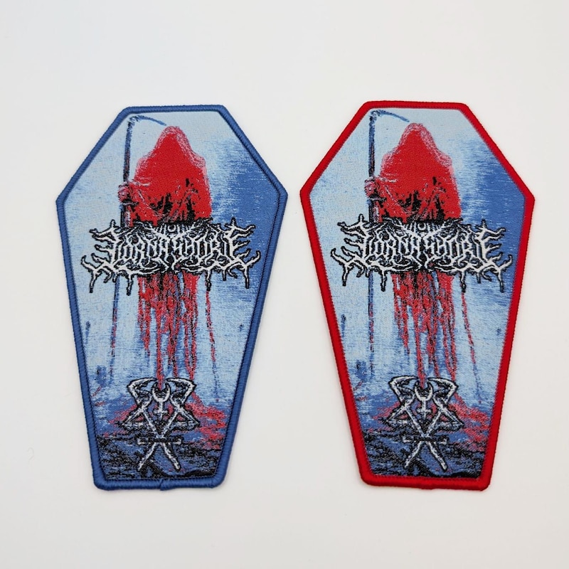 Metal Band Patch Red - Etsy