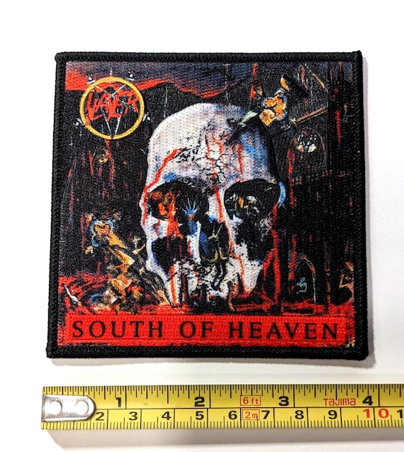Slayer 'south of Heaven' Premium Woven Printed Patch - Thrash