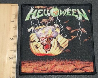 Helloween Mini LP - Embroidered Woven Patch, Power Metal Band