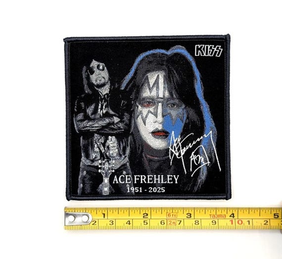Ace Frehley Space Ace Memorial Patch | KISS Guitar Legend Tribute