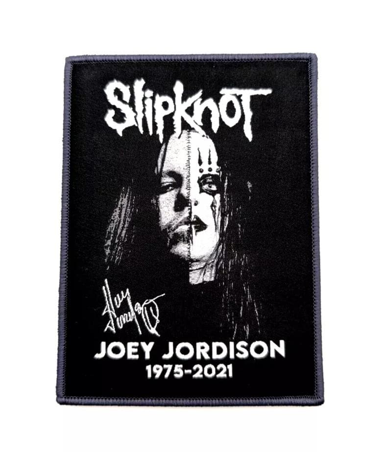 Joey Jordison Memorial Woven Embroidered Patch - Slipknot Tribute