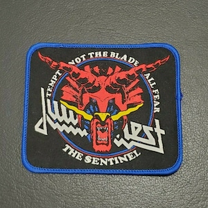 Judas Priest &#39;The Sentinel&#39; - Embroidered Woven Patch, Heavy Metal Band Emblem, Rock Music Collectible Badge