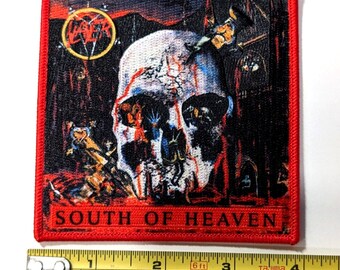 Slayer 'south of Heaven' Premium Woven Printed Patch - Thrash
