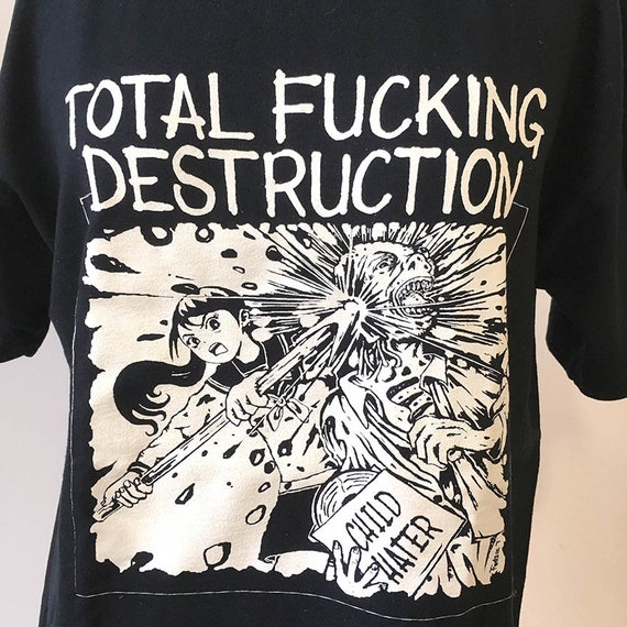 00s Vintage Total Fu*king Destruction T-shirt - Etsy